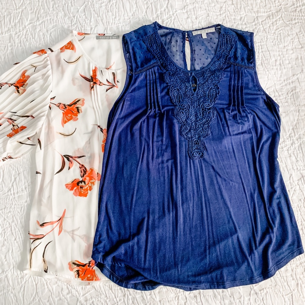 Lot of two Daniel Rainn Tops.